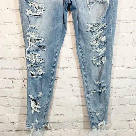 American Eagle Jeans Destroyed curvy hi rise jegging - Picture 4 of 7